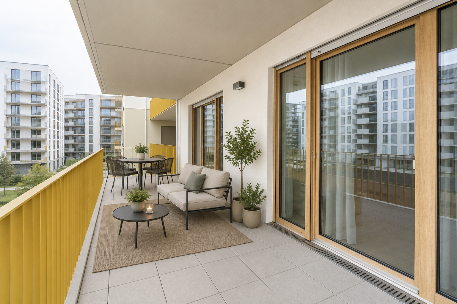 Erstbezug: Stilvolle 2-Zimmer-Wohnung mit Balkon - Photo 1
